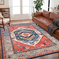 SERISSA 5x7 Washable Non Slip Boho Area Rug by SERISSAHomeDecorCollection