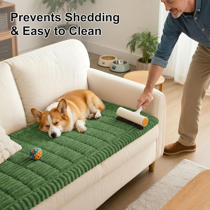 Smiry Couch Cover for Dogs, Non Slip Washable Sofa Protector for Pets | Soft - Image 8