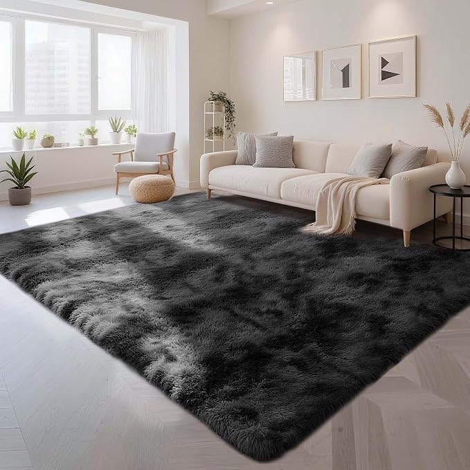 6x9 Area Rug Fluffy Shaggy by Unknown