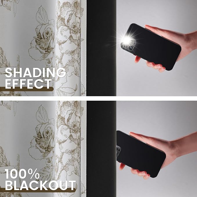 SimpleHome 100% Blackout Curtains - Image 4