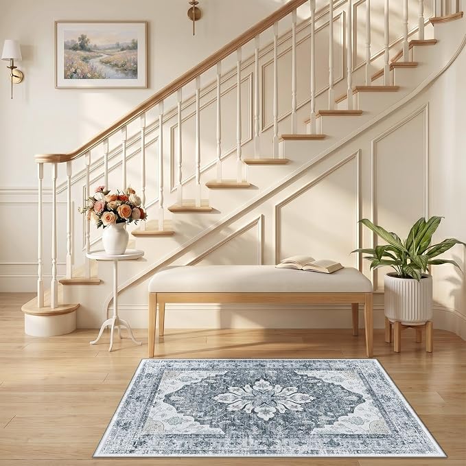 RELEANY Washable Area Rug, Small 2'6"x4', Water Repellent, Pet Friendly - Image 2