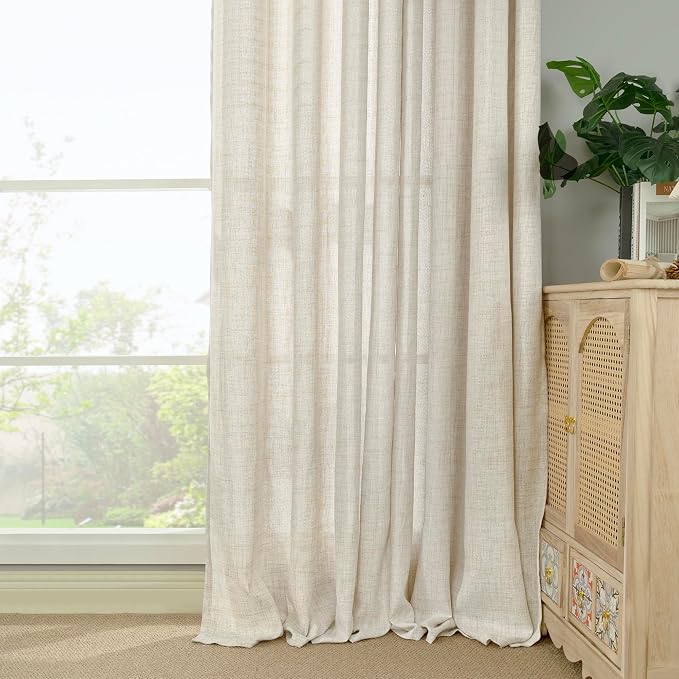 YoungsTex Linen Curtains 84 Inch Length - Image 9