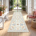 Yamaziot 2x6 Washable Hallway Runner Rug Non Slip Carpet, Colorful Beige | Soft by Yamaziot