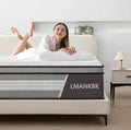 King Mattress, 14 Inch Innerspring Hybrid Mattresses in a Box with Gel Memory Foam, Individually Wrapped Encased Coil Pocket Spring Mattress, Pressure Relief, Medium Firm Support,76"*80"*14"…