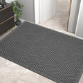 Sturdy Front Door Mat, Absorbent Muddy Dirt Resist Welcome Door Mats Outdoor by HIYARD