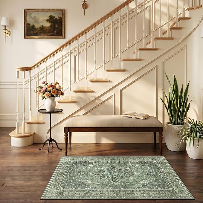 RELEANY Washable Area Rug, Small 2'6"x4', Water Repellent, Pet Friendly - Image 2