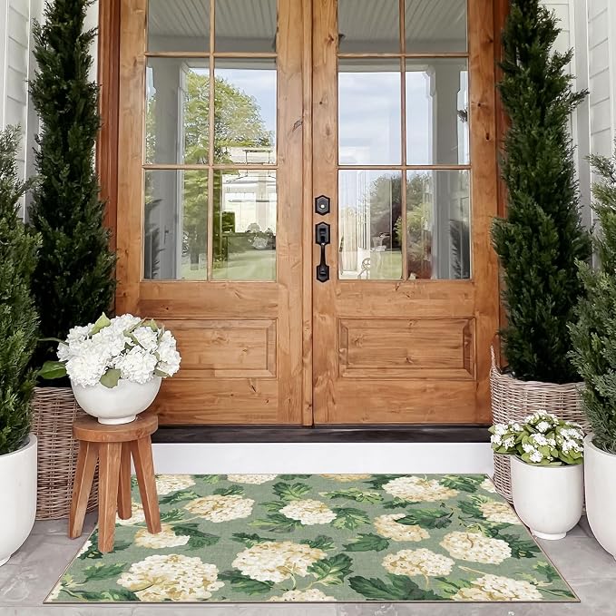 Floral Outdoor Rug - Image 3
