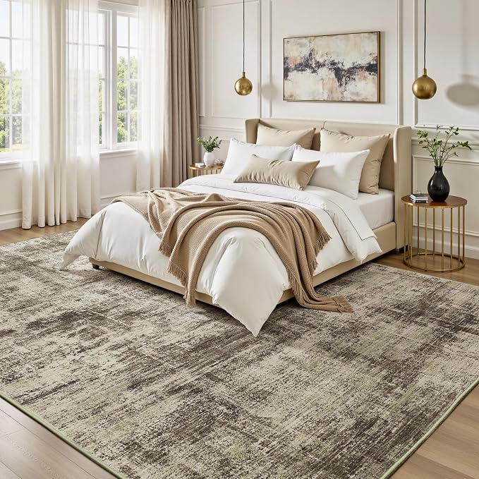 Lofus 5x7 Area Rug for Living Room, Abstract Washable Non-Slip Rugs, Dining Room - Image 2