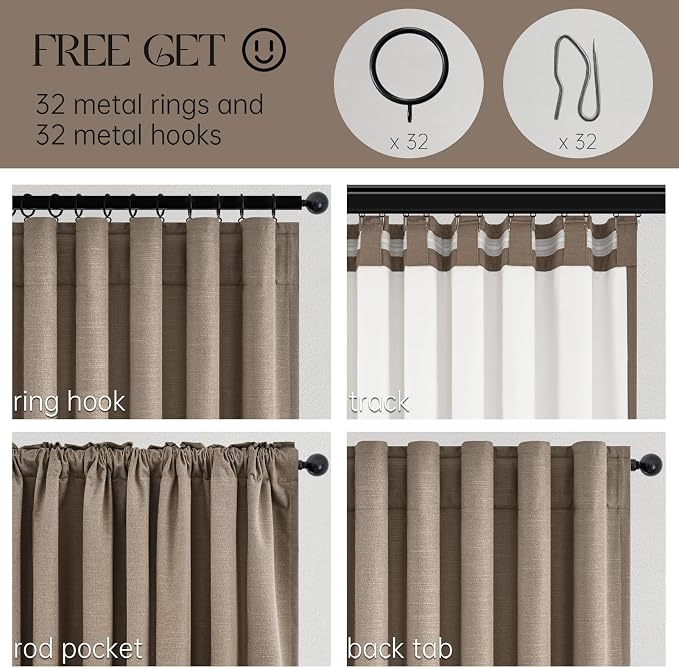 Topfinel 72 Inch Blackout Curtains - Image 3