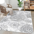 HEBE Area Rug for Entryway 3'x5', Washable Non Slip Boho Bedroom Rug | Soft by HEBE