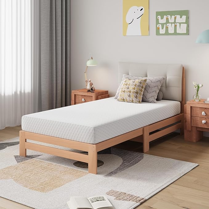 Novilla Full Mattress, 6 Inch Full Memory Foam Mattress for Pressure Relief & Comfort Sleep, Removable Washable Cover,CertiPUR-US Certified，Medium Firm