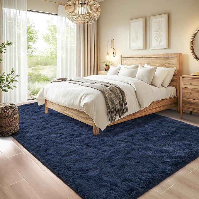 Chicrug Soft Area Rug for Bedroom Living Room Plush Fluffy Rug 4x6 | Shag Furry - Image 7
