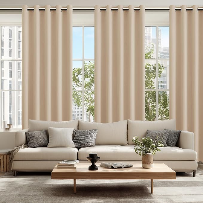 Blackout Curtains for Bedroom, 60 x 84 Inches Long, 2 Panels | Thermal - Image 6
