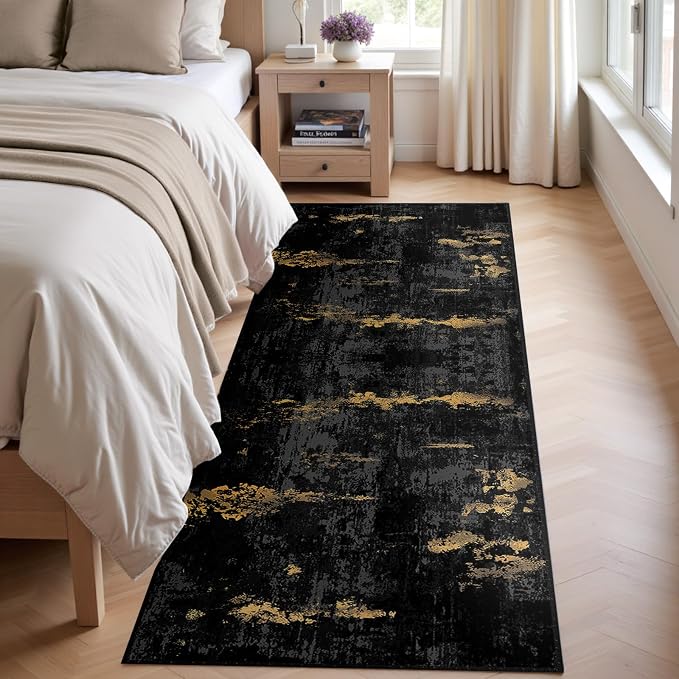 RELEANY Washable Runner 2'x6' Abstract Area Rug - Image 2