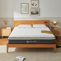 Queen Mattress, 12 Inch Queen Size Mattress in a Box, Memory Foam Hybrid Mattresses with Individual Pocket Spring for Motion Isolation & Silent Sleep, Pressure Relief, Medium Firm