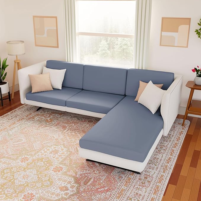 Waterproof Couch Cushion Covers, Stretch Sofa Seat Slipcovers | Stretch Fabric - Image 8