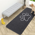 OLANLY Dog Door Mat for Muddy Paws 59x24, Paw Print Design Chenille Mud Mat | by OLANLY