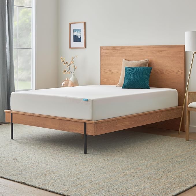 Linenspa 10 Inch Gel Infused Memory Foam Mattress – Queen Size – Medium Plush - Cooling Gel - Mattress in a Box - Primary or Guest Bedroom - Pressure Relieving and Breathable – CertiPUR-US Certified