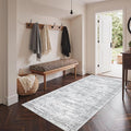 3x6 Runner Rug Non Slip, Washable Hallway Runner Rug, Nursery Room, Soft Runner by Restydon