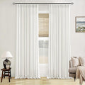 Beige White 120 Inch Curtains High Ceiling Tall Curtains 2 Panels | Pinch by Twodrapes