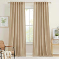 RYB HOME Linen Semi Sheer Curtains by RYBHOME