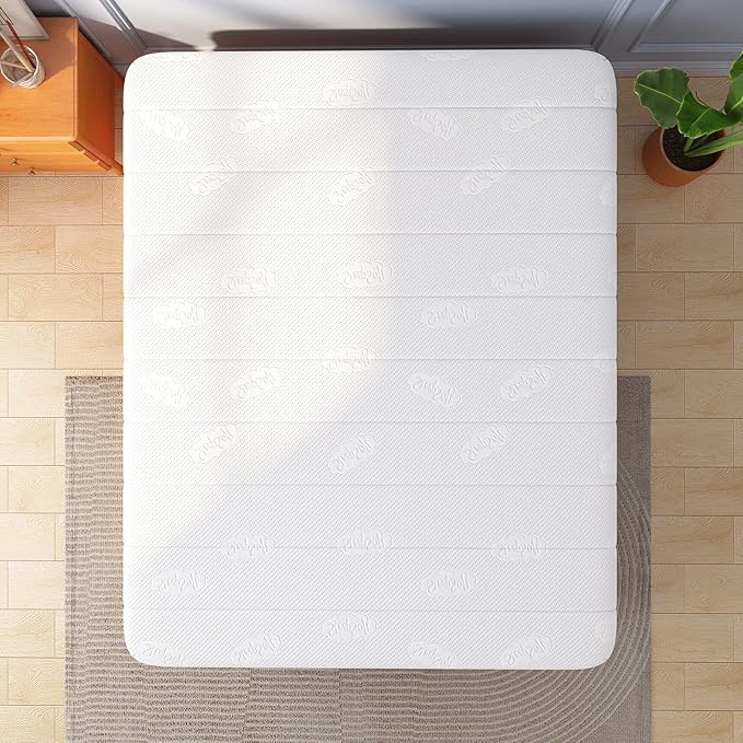 Swbvs King Mattress, 10 Inch Memory Foam Firm King Size Mattress with Hybrid King Bed Mattress in a Box Pressure Relief & Supportive King Size Matress