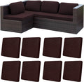 8Pcs Patio Cushion Covers, Outdoor Stretch Cushion Covers, Washable | Stretch by Unknown