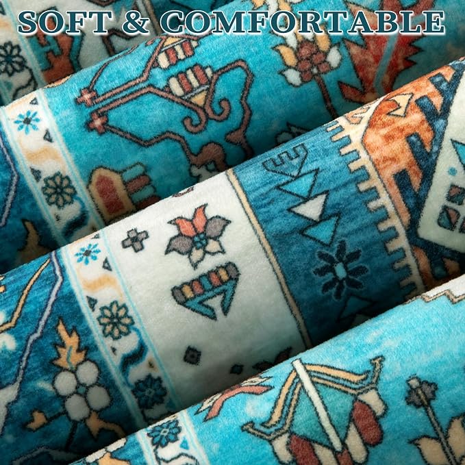 SERISSA 4x6 Washable Non Slip Boho Area Rug - Image 4