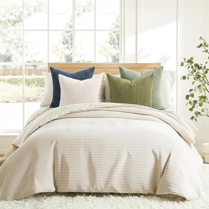 Topfinel Decorative Velvet Pillow Covers 24x24 Set of 4 Livingroom Cushion - Image 6