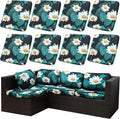 8PCS Patio Cushion Covers.Patio Furniture Couch SeatSlipcovers | Washable by SUKAIKEQA