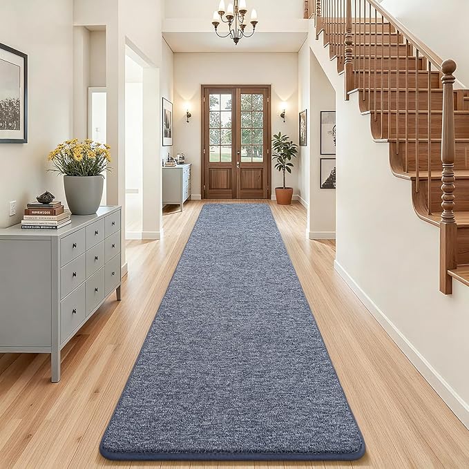 2x10 Runner Rug for Hallway, Long Runner Rugs Non Slip, Non Slip Backing by AROGANAREARUG