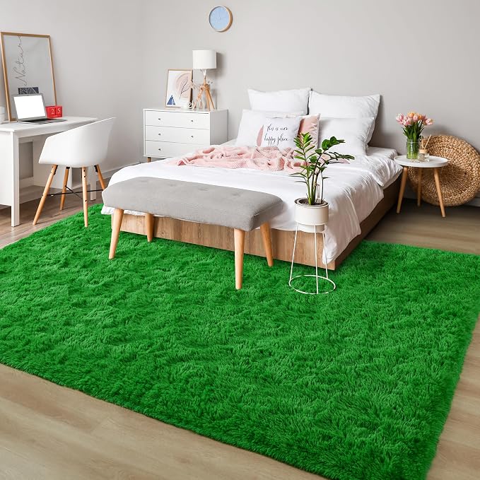 Chicrug Soft Area Rug for Bedroom Living Room Plush Fluffy Rug 4x6 | Shag Furry - Image 4