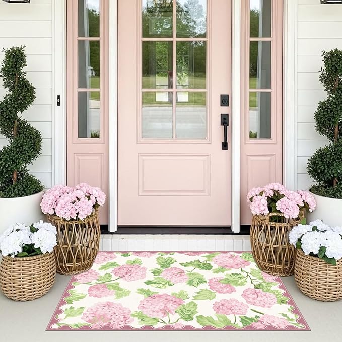 Floral Outdoor Rug - Image 4
