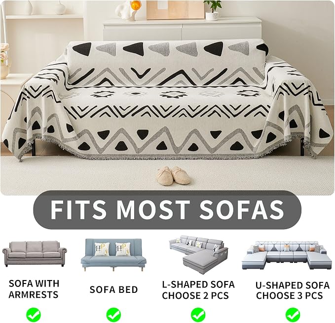 HAOMAIJIA Non Slip Couch Cover Sofa Covers - Image 5