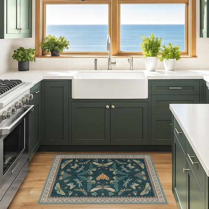 Emerald Green Entry Rugs for Inside House - Image 8