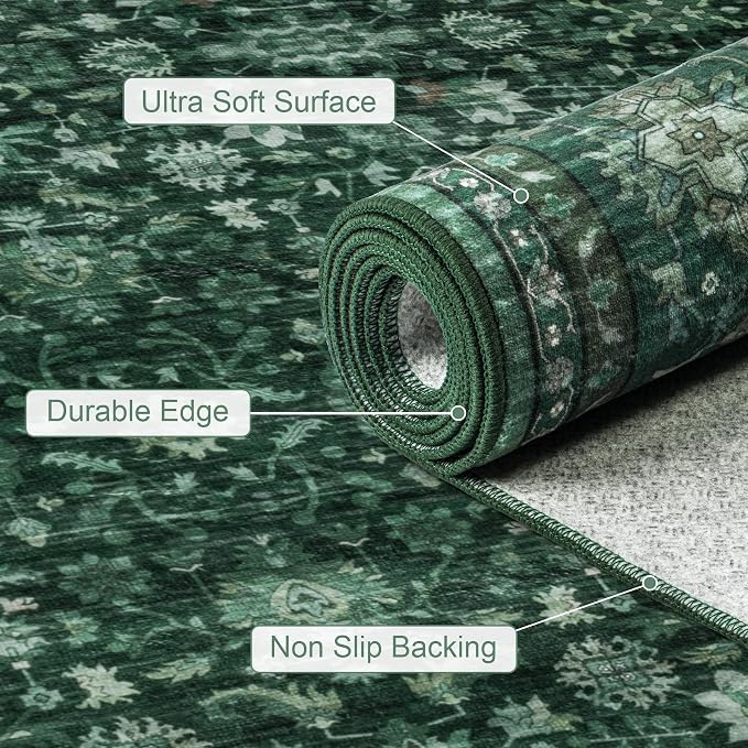 2x3 Area Rugs Living Room: Washable Rug - Image 7