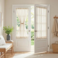 MYSKY HOME Linen French Door Curtains by MYSKYHOME