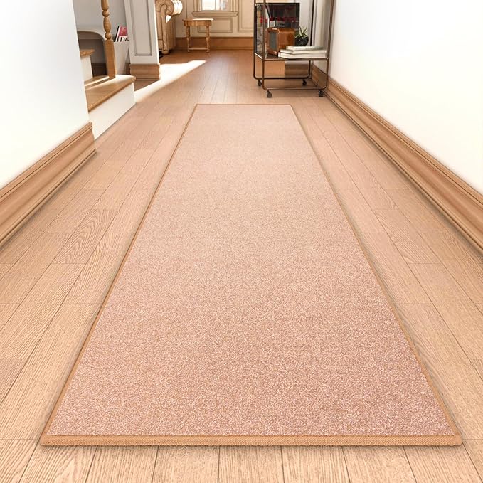 Runner Rug with Non Slip Rubber Backing, Washable Soft Floor Carpet by AREDO