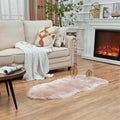 EasyJoy Ultra Soft Fluffy Shaggy Area Rug Faux Fur Rug Chair Cover Seat Pad by EasyJoy