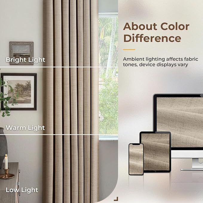 INOVADAY 100% Blackout Curtains - Image 8