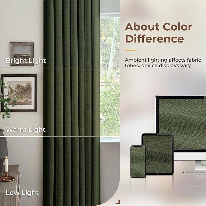 INOVADAY 100% Blackout Curtains - Image 8