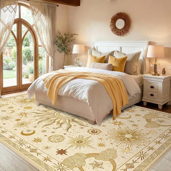 Vacuum-Friendly, 8x10 Washable Area Rug - Image 2