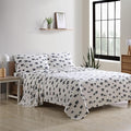 Eddie Bauer - Twin Sheets, Cotton Flannel Bedding Set, Brushed For Extra Softness, Cozy Home Decor (Bear Family, Twin)