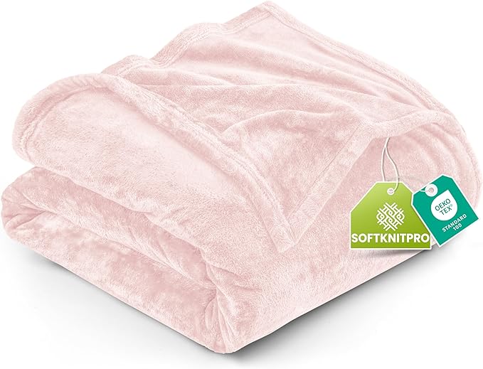 Utopia Bedding Ultra Soft Fleece Bed Blanket Full Size Pink | Microfiber Plush by UTOPIABEDDING