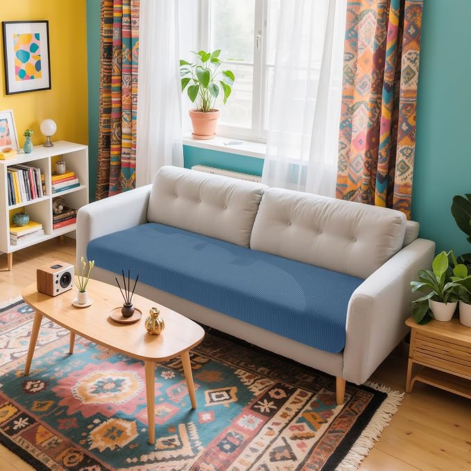 Hokway Couch Cushion Covers Stretch Cushion Covers Sofa Seat Cushion Slipcover - Image 2