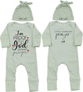 Little Answered Prayer Bodysuit Infant Romper Baby Announcement 0-3 Months Clothes Cute Religious Boys Girls Outfit