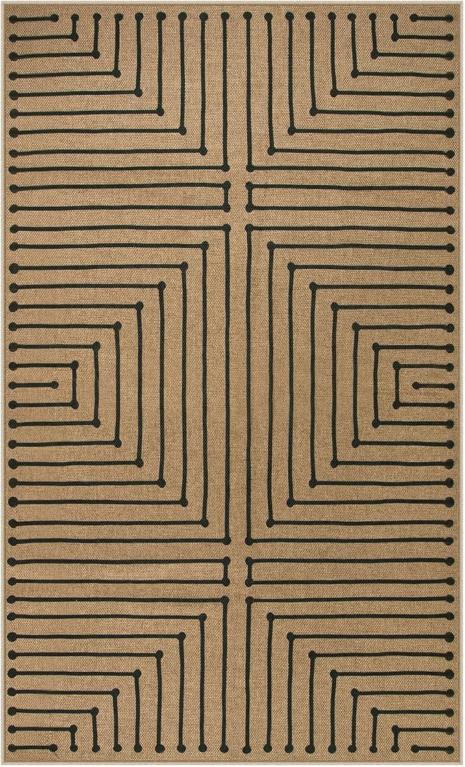 Lahome Neutral 3x5 Outdoor Rug - Image 7