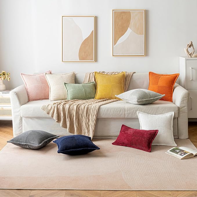 MIULEE Fall Orange Decorative Throw Pillow Covers - Image 5