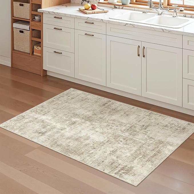 Soalmost 2x3 Abstract Washable Rugs - Image 2