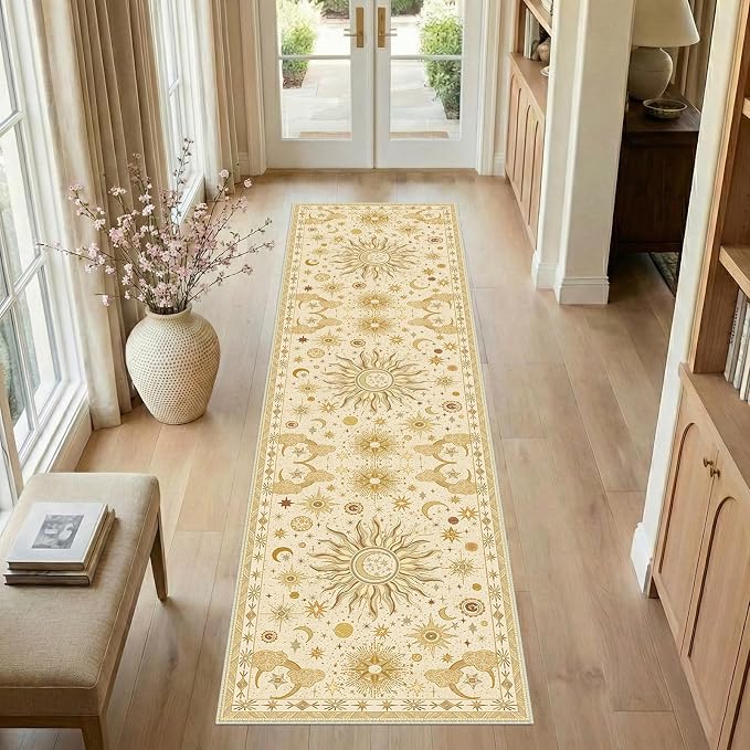 Vacuum-Friendly, 2x8 Washable Area Rug - Image 2